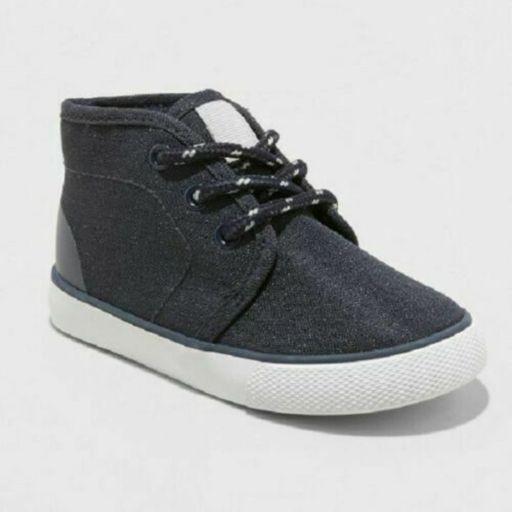 Cat & Jack Youth 12 Thomas Navy Blue Chukka Shoes